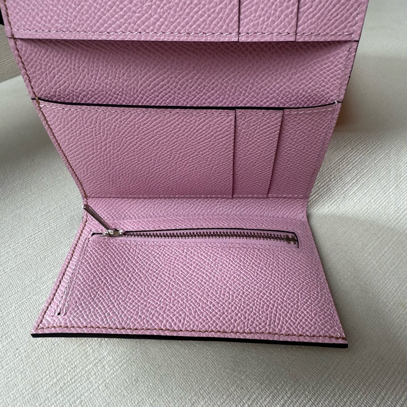 HERMES Bearn雙色雙摺短夾-3