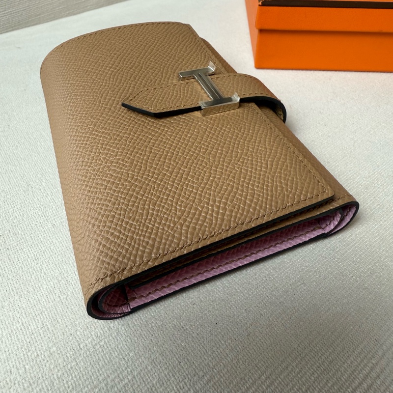 HERMES Bearn雙色雙摺短夾-13