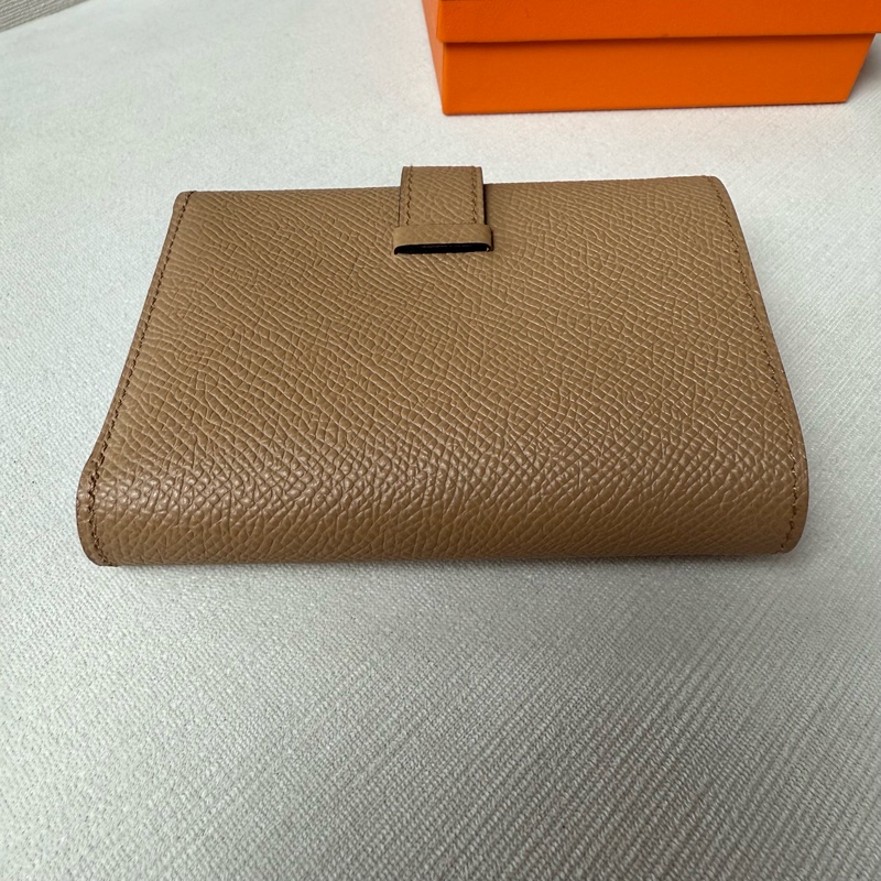 HERMES Bearn雙色雙摺短夾-15