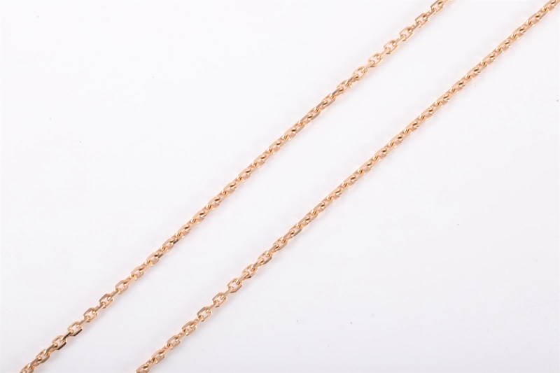 VAN CLEEF&ARPELS(梵克雅寶) Vintage Alhambra 中號單花項鏈 新扣 18K玫瑰金/灰貝母 項鏈 玫瑰金-3