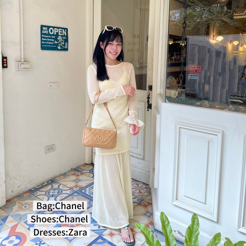 Chanel 星星金幣涼鞋 莫蘭迪綠-15