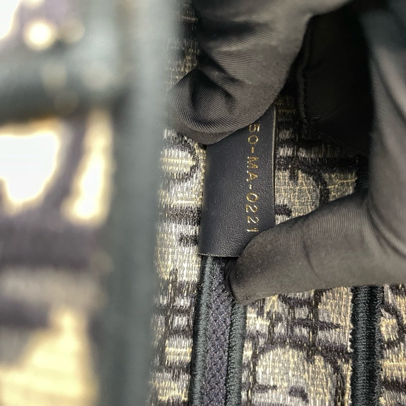 Dior迪奧saddle馬鞍包中號號藍色刺繡 尺寸約24*6*18cm-8