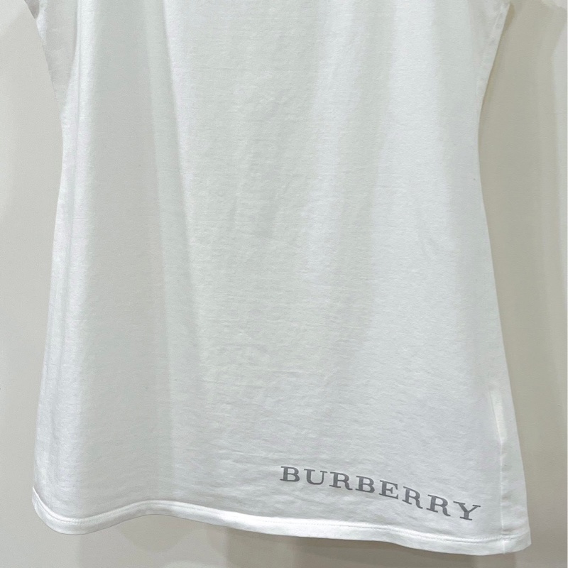 BURBERRY 倫敦 字母背心上衣 米白-3