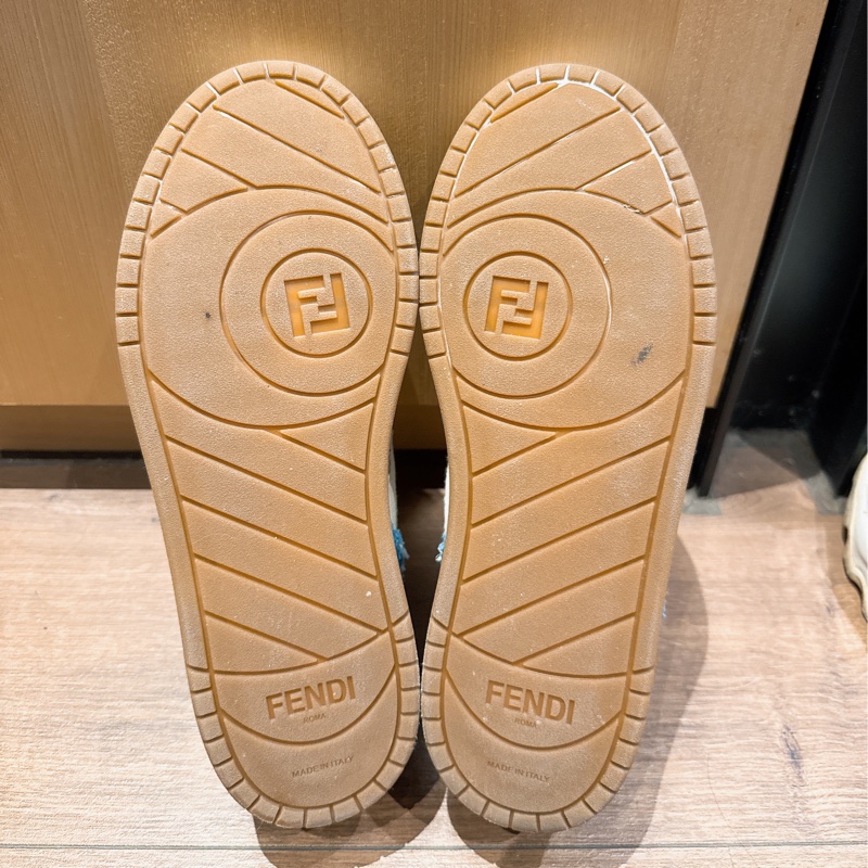 FENDI Match 丹寧低筒鞋 牛仔鞋-4