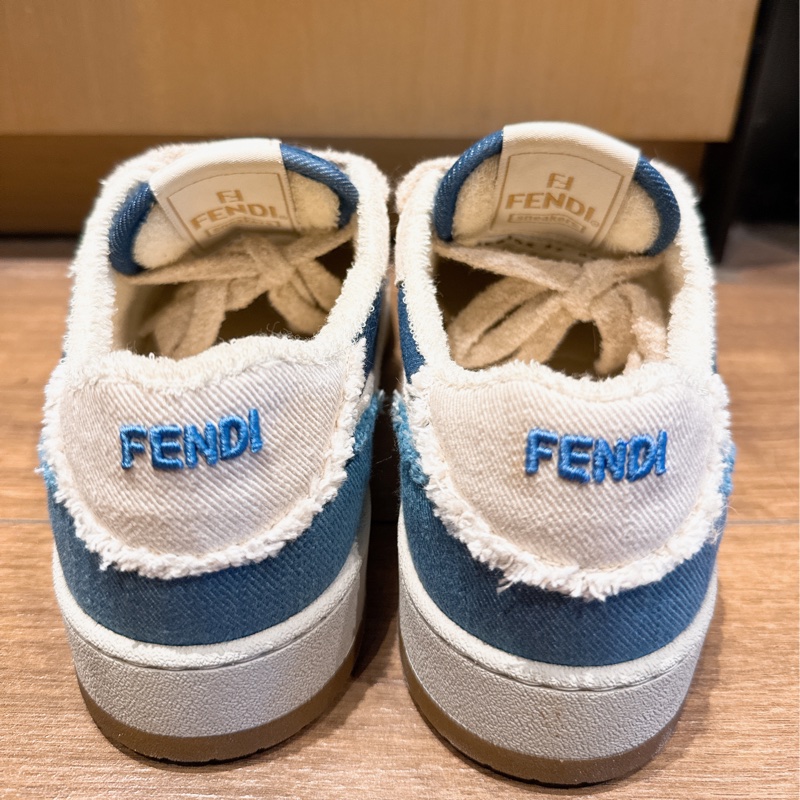 FENDI Match 丹寧低筒鞋 牛仔鞋-5