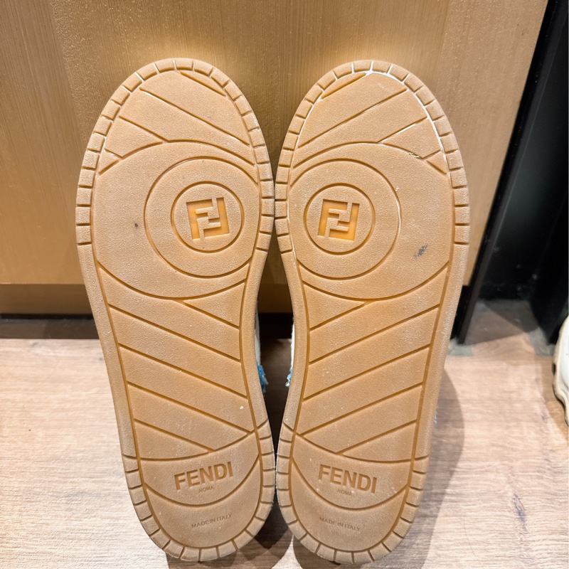 FENDI Match 丹寧低筒鞋 牛仔鞋-6