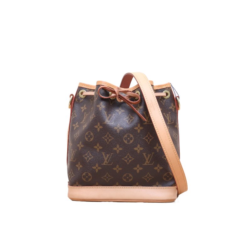 LOUIS VUITTON(路易威登) NOÉ 水桶包 Petit 中號 27 老花 PVC 金扣 2019-0