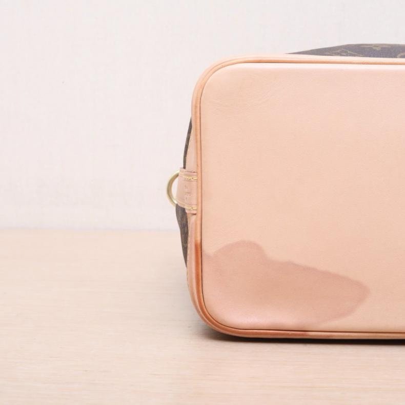 LOUIS VUITTON(路易威登) NOÉ 水桶包 Petit 中號 27 老花 PVC 金扣 2019-8