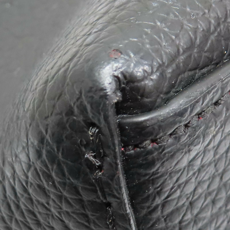 黑色 牛皮 肩背包-16