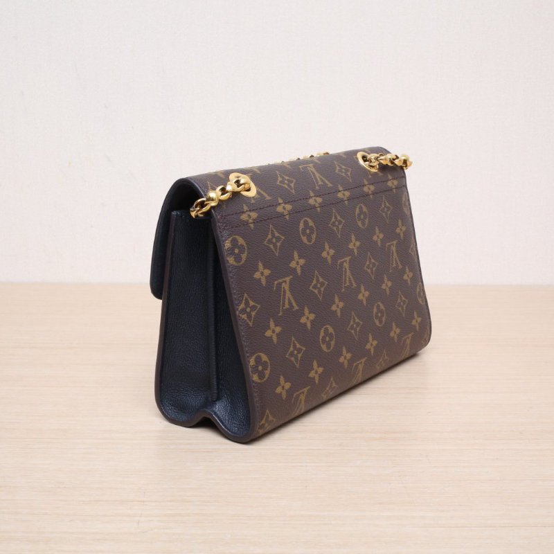 LOUIS VUITTON(路易威登) Victoire 維多利亞 手袋 黑色 PVC 金扣 晶片 老花-5