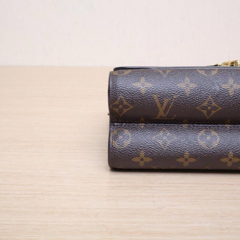 LOUIS VUITTON(路易威登) Victoire 維多利亞 手袋 黑色 PVC 金扣 晶片 老花-6
