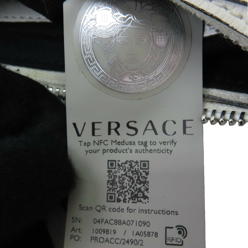 白色 牛皮 兩用包-9