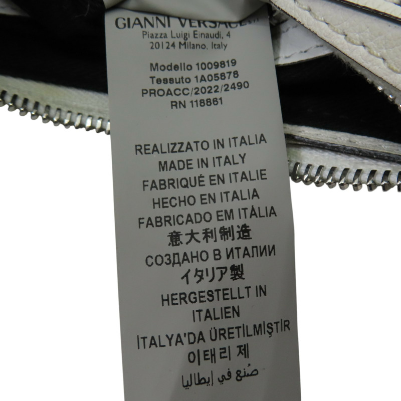 白色 牛皮 兩用包-10