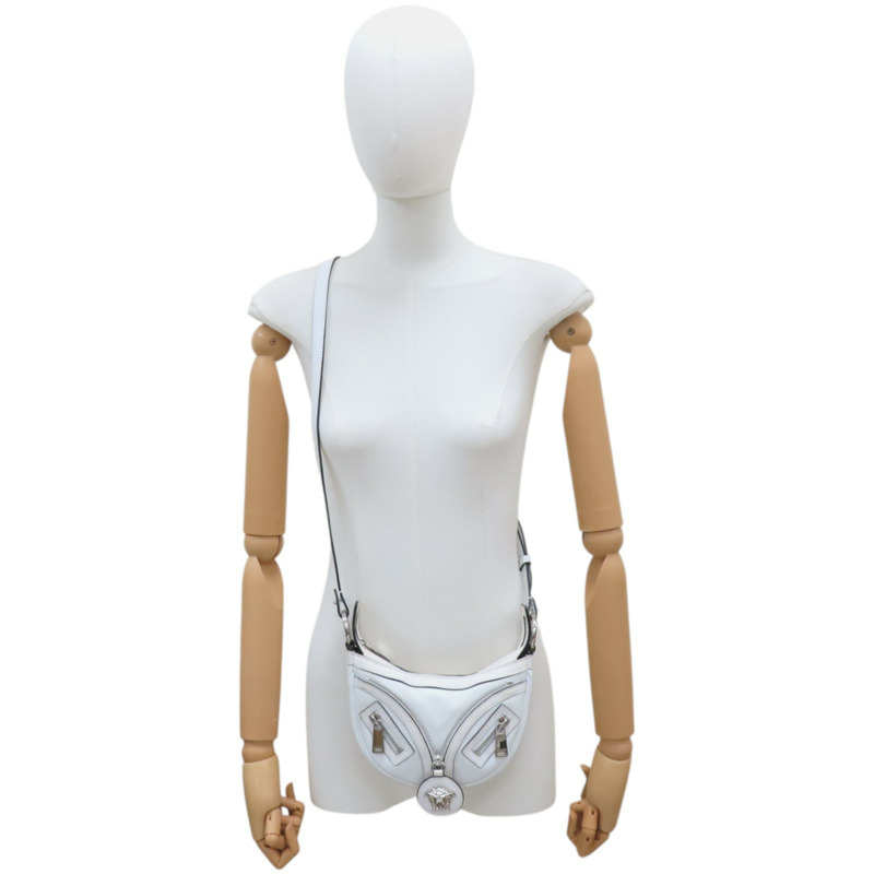 白色 牛皮 兩用包-12