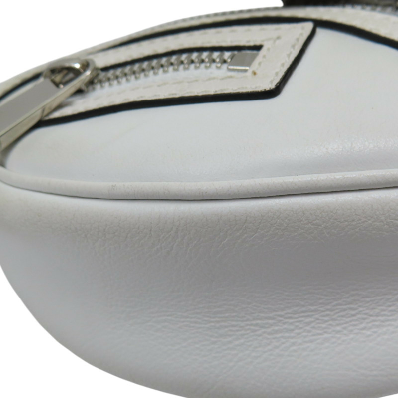 白色 牛皮 兩用包-15