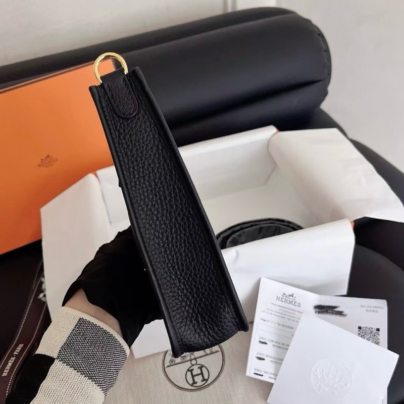 【全新品】Hermes evelyne mini愛馬仕伊芙琳黑金W刻-2