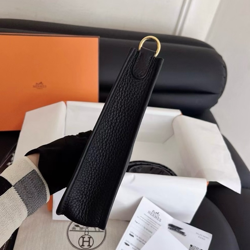 【全新品】Hermes evelyne mini愛馬仕伊芙琳黑金W刻-3