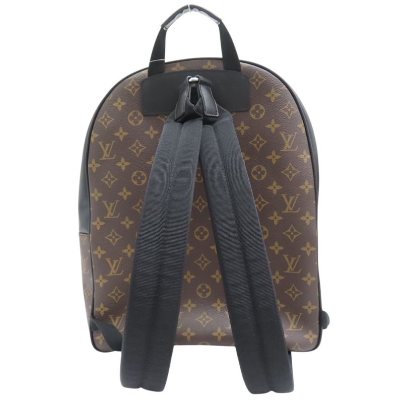 棕色 原花 PVC塗層帆布 後背包 M41530-1