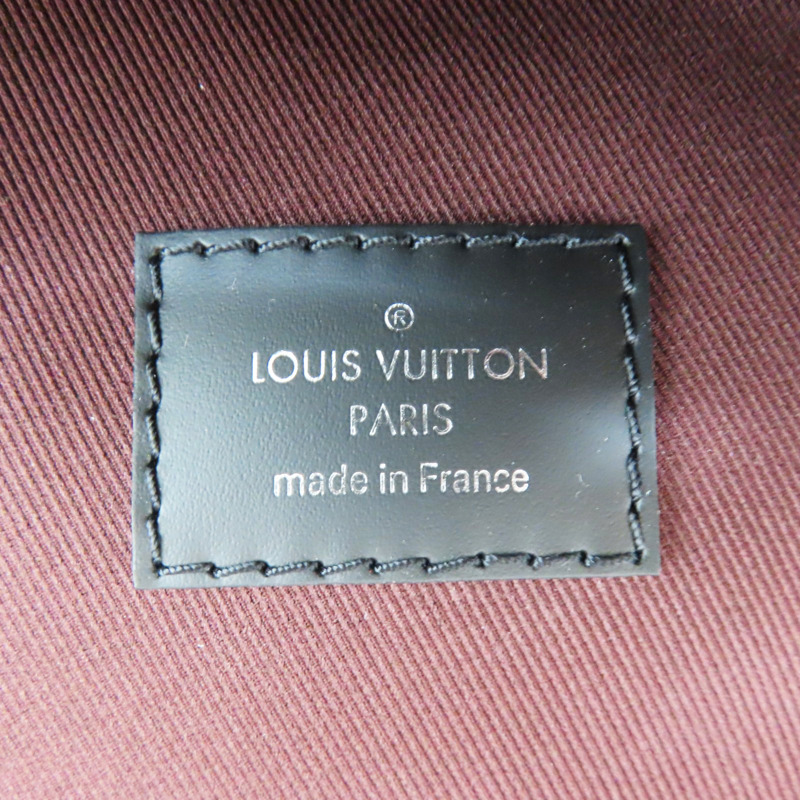 棕色 原花 PVC塗層帆布 後背包 M41530-6