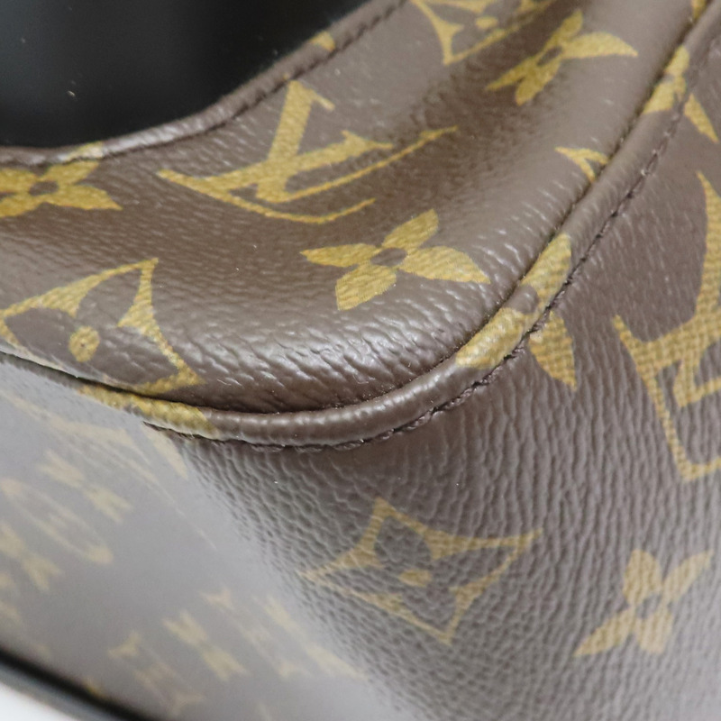 棕色 原花 PVC塗層帆布 後背包 M41530-9