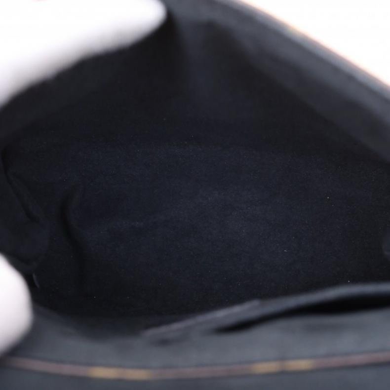 LOUIS VUITTON(路易威登) Locky BB 鎖頭包 黑色 PVC 金扣 2019-7