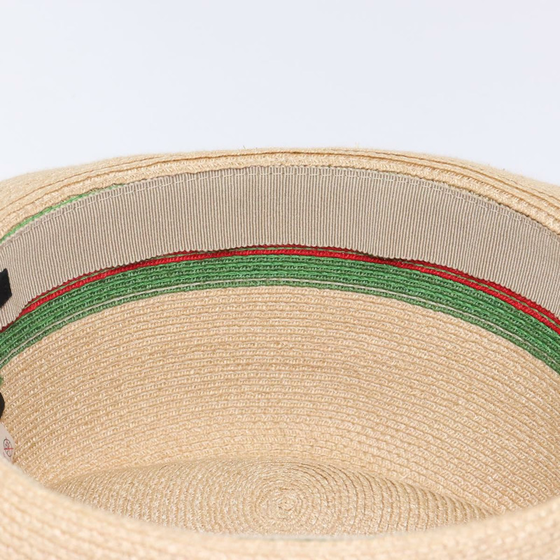 【日本直送】GUCCI Web Sherry 系列帽子，Abaca 布料，米色、紅色、綠色，貨號 234137，正品，yk18743-7