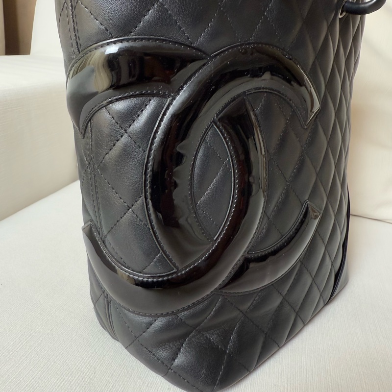 CHANEL Cambon Tote康鵬牛皮皮革托特包-6