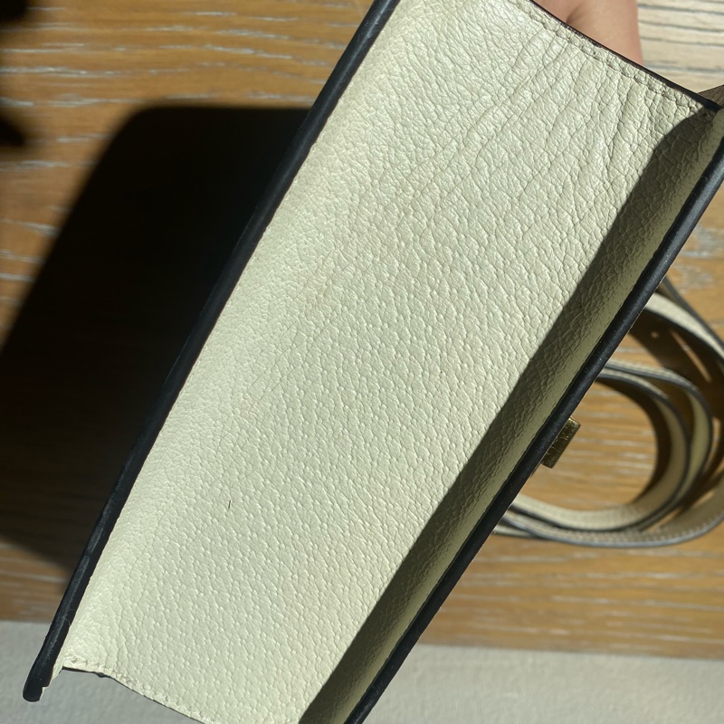 Gucci 古馳 限量款燙金蜜蜂款塞爾維亞手提單肩斜挎包-8