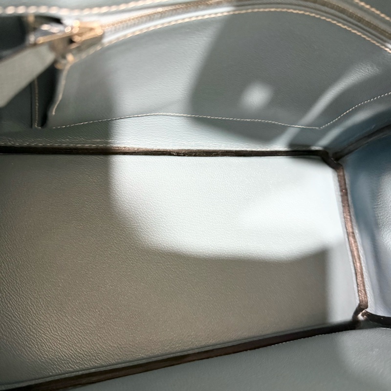 HERMES 75牛仔藍銀釦EPSOM皮BIRKIN30-5