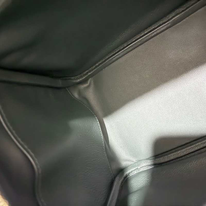 HERMES 1T泰坦綠EVERCOLOR皮金釦LINDY26-11