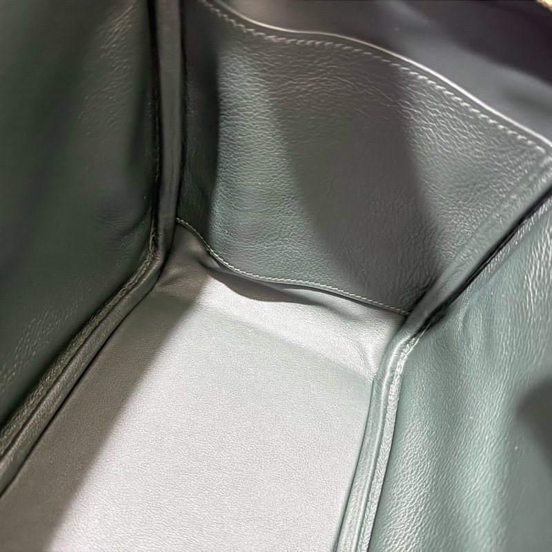 HERMES 1T泰坦綠EVERCOLOR皮金釦LINDY26-12