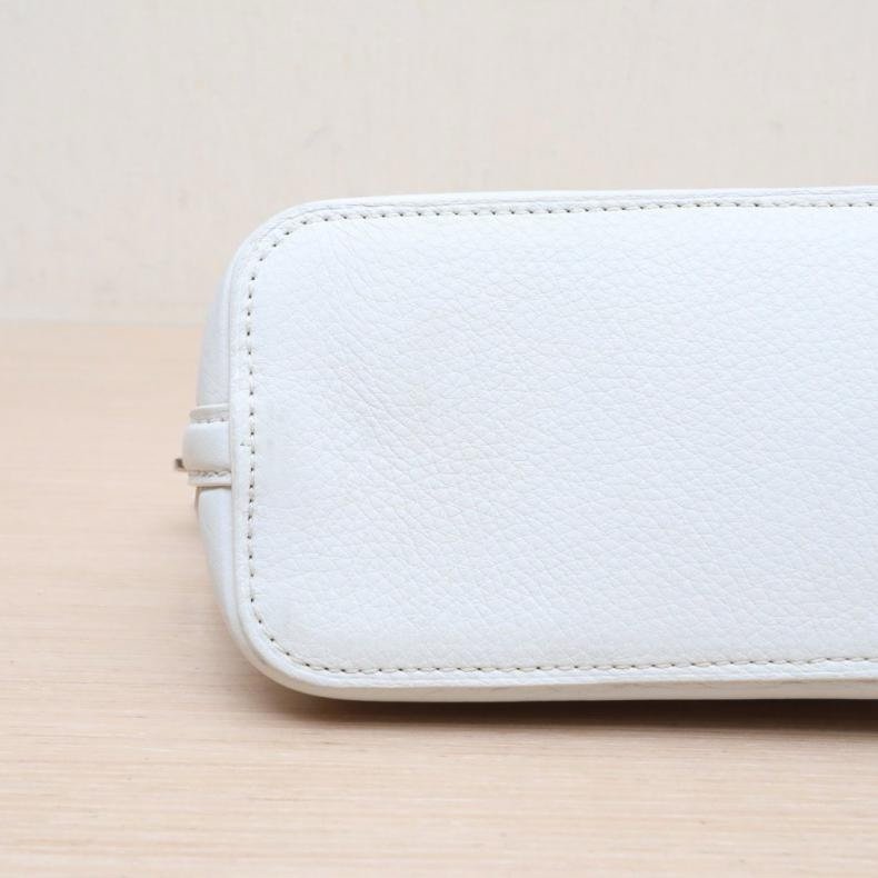 LOUIS VUITTON(路易威登) 白色 網布 中古透明網紗蕾絲lockit洗漱包-11