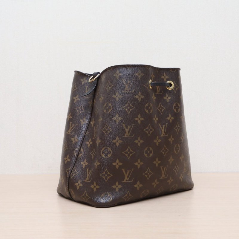 LOUIS VUITTON(路易威登) NÉONOÉ 水桶包 中號 26 黑色內裏 老花 PVC 金扣 2020-10