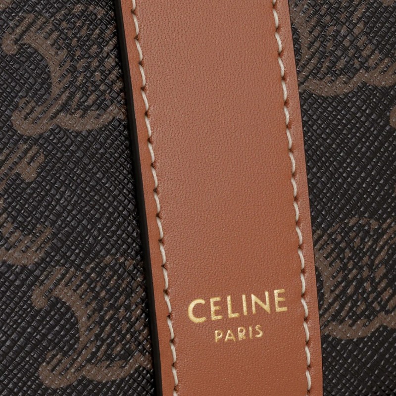 CELINE 全新老花小水桶包-4