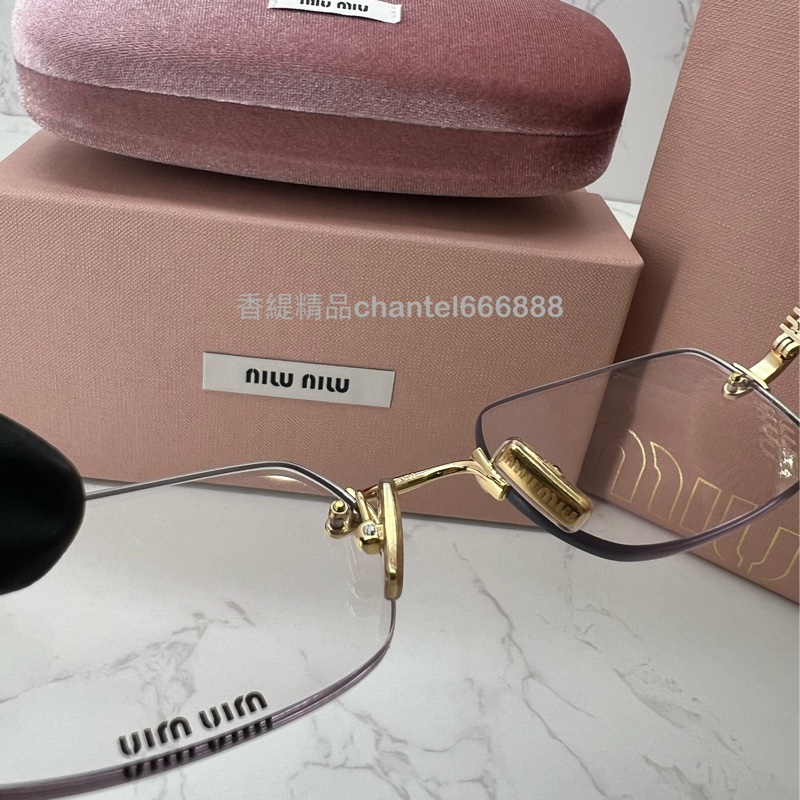 💗香緹國際精品💗 Miu Miu 平光眼鏡 全配 極新-4
