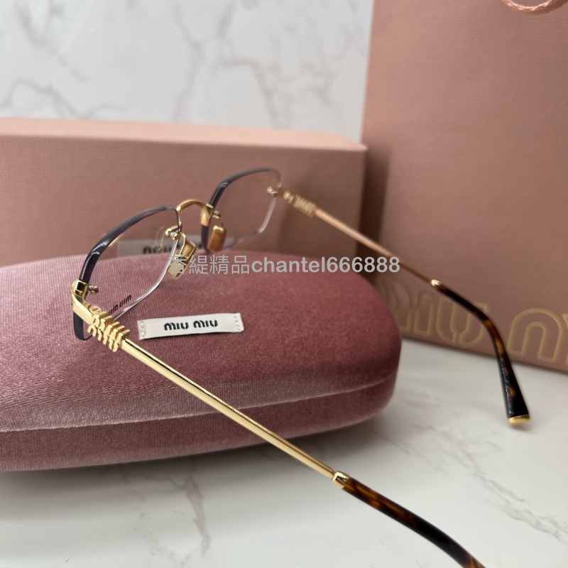 💗香緹國際精品💗 Miu Miu 平光眼鏡 全配 極新-5