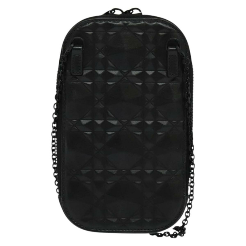 【日本直送】Christian Dior 鏈條單肩包 皮革 黑色 正品 131654-1