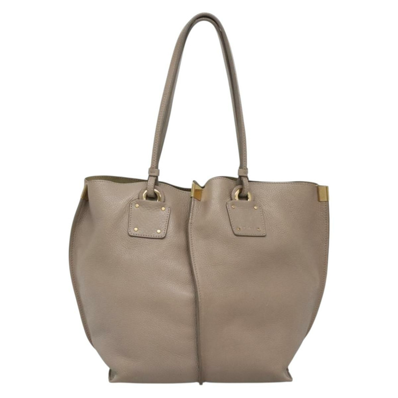 【日本直送】Chloe Vic 手提包 皮革 米色金色 正品 PP843-1