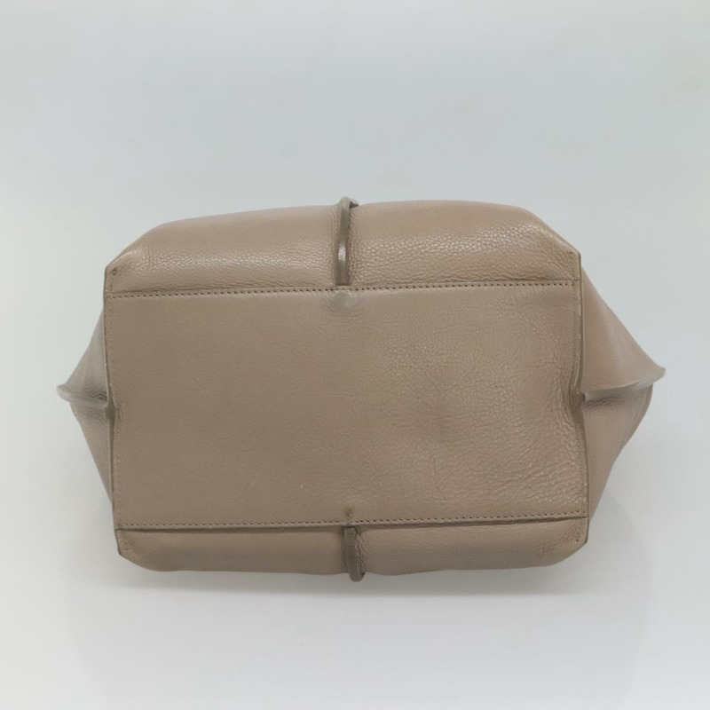 【日本直送】Chloe Vic 手提包 皮革 米色金色 正品 PP843-4