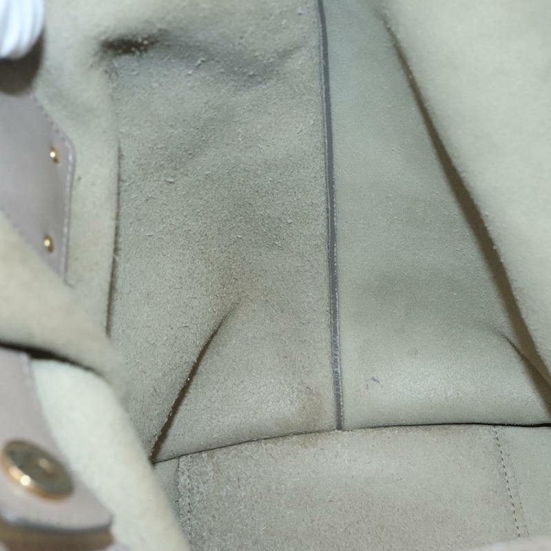 【日本直送】Chloe Vic 手提包 皮革 米色金色 正品 PP843-10