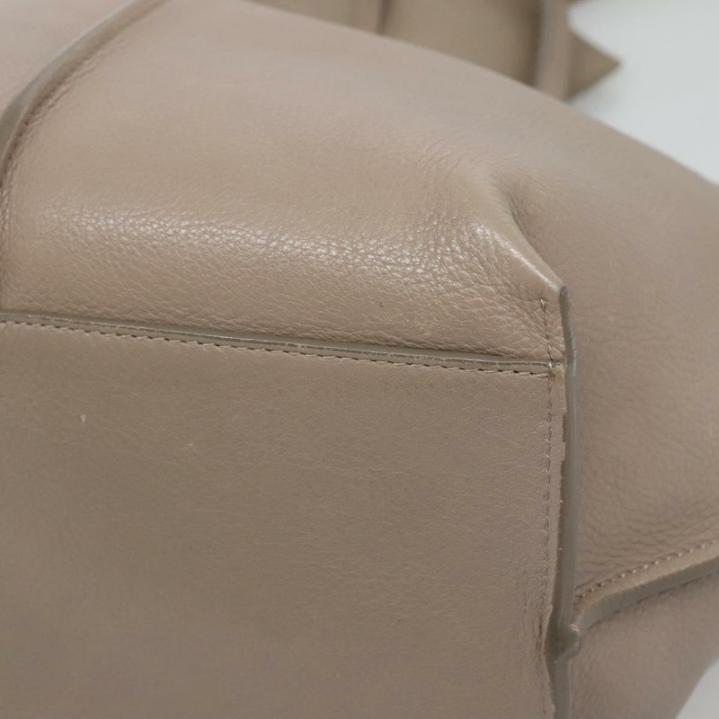 【日本直送】Chloe Vic 手提包 皮革 米色金色 正品 PP843-14