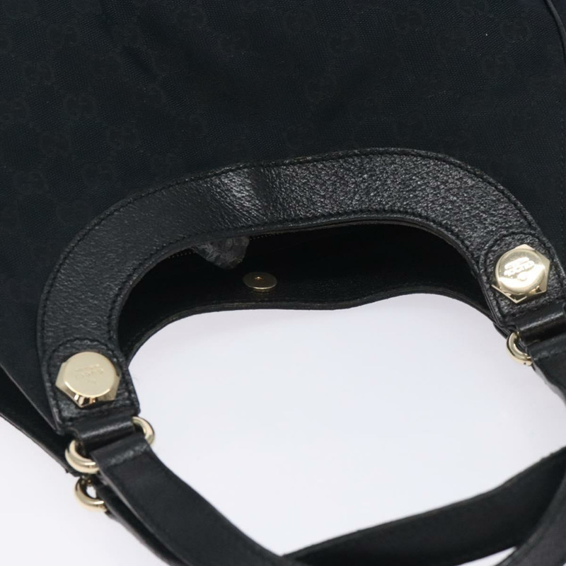 【日本直送】GUCCI GG 帆布單肩包 黑金 154981 正品 131939-5