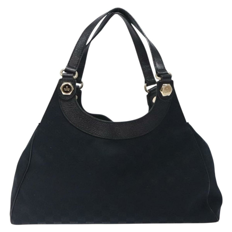 【日本直送】GUCCI GG 帆布單肩包 黑金 154981 正品 131939-12