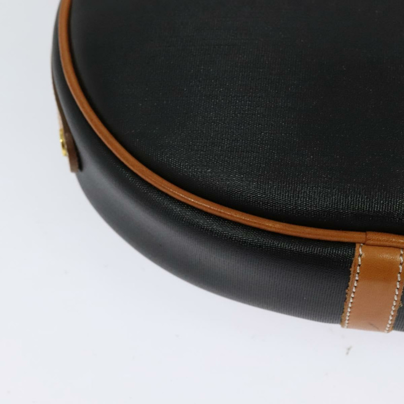【日本直送】克莉絲汀迪奧單肩包 PVC 帆布 黑金色 正品 ep9735-14