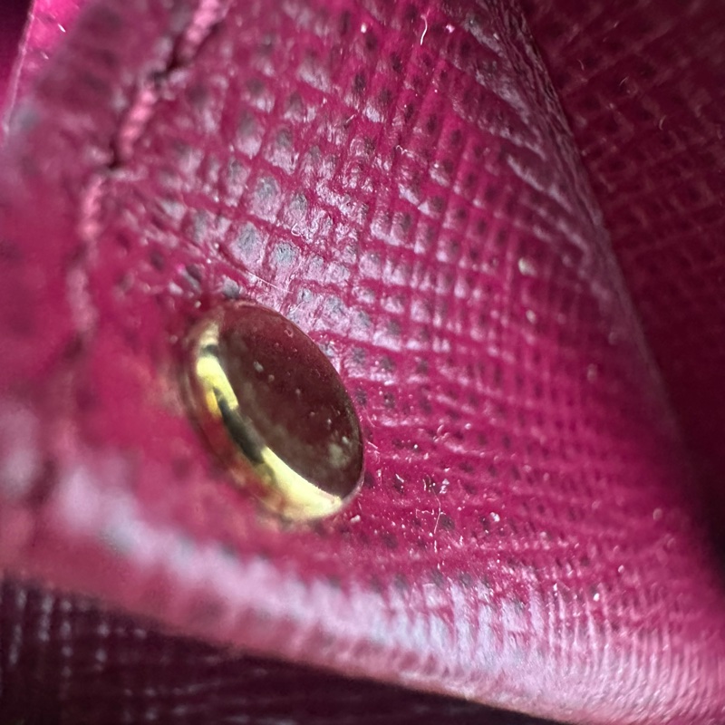 LV 經典老花拼紅色拉鍊款 卡片包-6