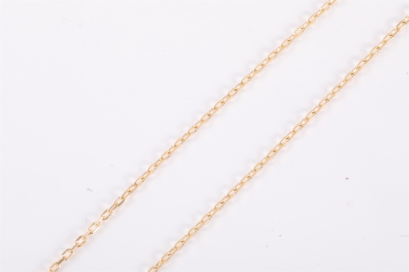 CARTIER(卡地亞)  18K黃金 鑽石 黃金 釘子項鏈 18K-3