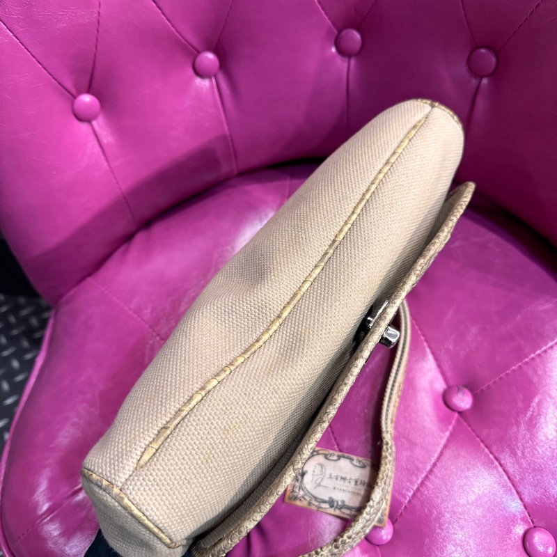 Chanel 蛇皮肩背包/王吉娜古董精品-7