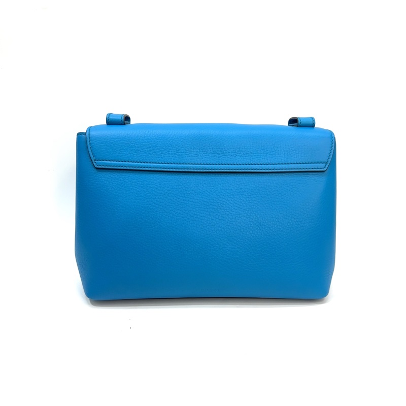 Gucci 松石藍牛皮霧金Marmont下蓋寬肩斜包-1