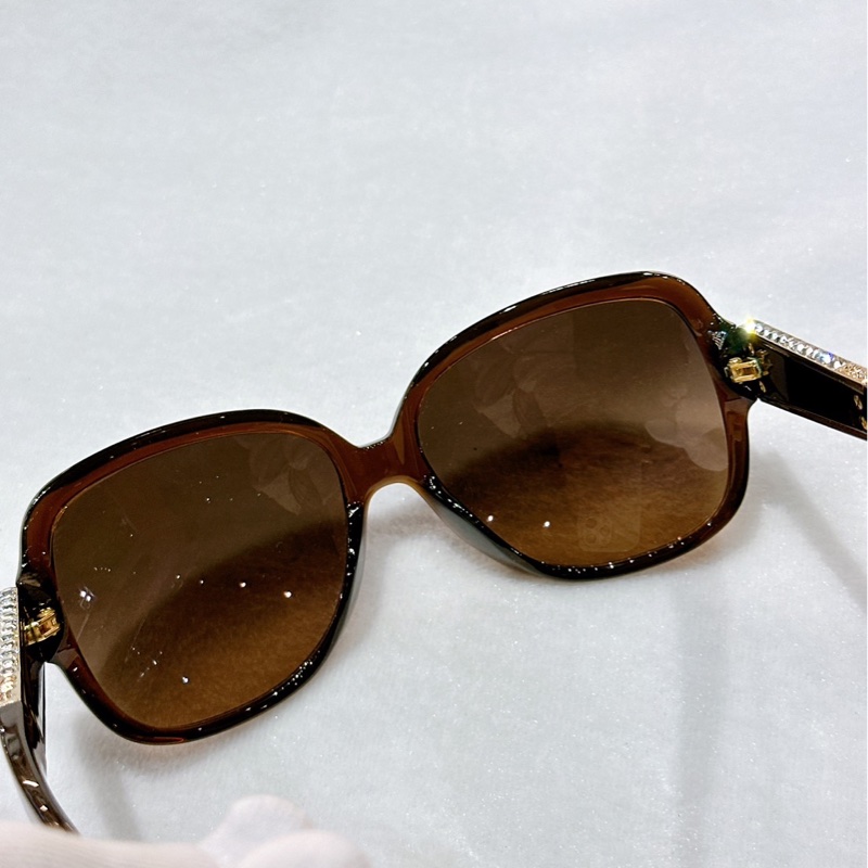 莉亞精品♡ Chloe 咖鑽邊墨鏡 二手美品-7