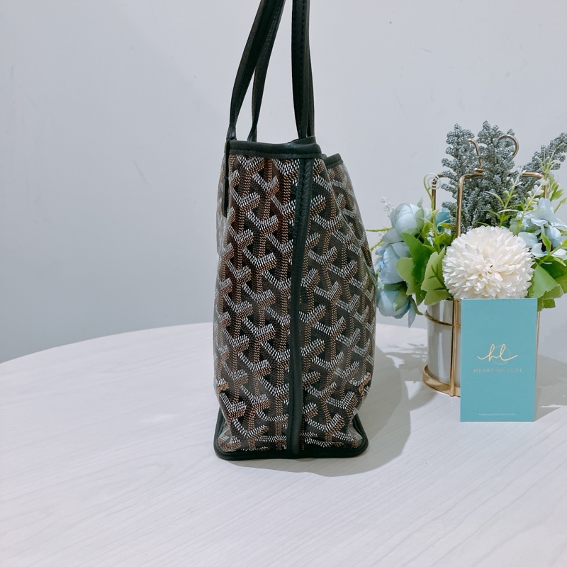 TK1753 GOYARD 戈雅迷你手拿肩帶包包ANJOU MINI TOTE BAG WITH DOG PRINT-3